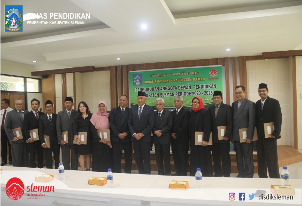 Kaprodi S1 Ilmu Komunikasi STIKOM Yogyakarta sebagai Sekretaris Dewan Pendidikan Kabupaten Sleman 2020-2025